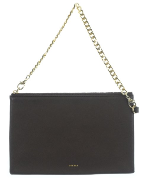 CELERI BAG L クラッチバッグ ブラック CELERI（セルリ）クラッチバッグ 茶 サイズ:- レディース