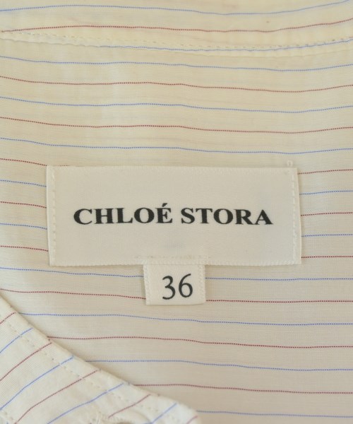 CHLOE STORA（クロエストラ）カジュアルシャツ 白 サイズ:36(S位) レディース/2200689559082