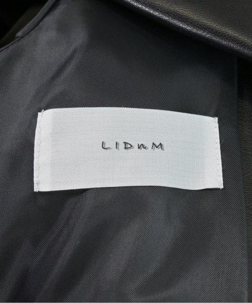LIDnM（リドム）ライダース 黒 サイズ:S レディース/2200634169052