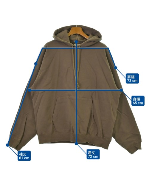 LIDnM（リドム）パーカー 茶 サイズ:L メンズ/2200654393314