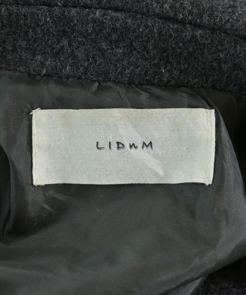 LIDnM（リドム）チェスターコート グレー サイズ:M メンズ/2200665009013