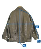 Sea Room Lynn（シールームリン）ライダース 茶 サイズ:S レディース/2200673434012