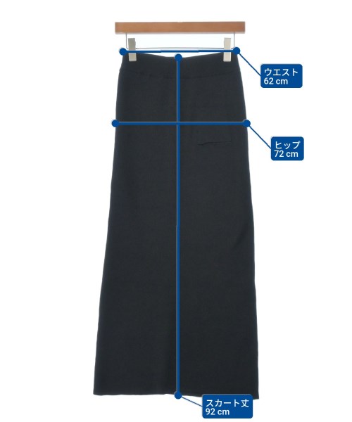 Sea Room Lynn（シールームリン）ロング・マキシ丈スカート 黒 サイズ:M レディース/2200664863074