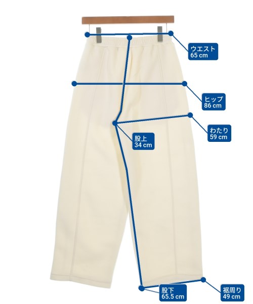 Sea Room Lynn（シールームリン）スウェットパンツ 白 サイズ:S レディース/2200686698135
