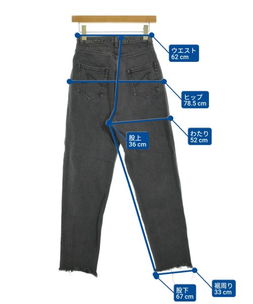 Sea Room Lynn（シールームリン）デニムパンツ 黒 サイズ:24(S位) レディース/2200651786027