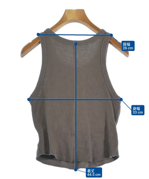 Sea Room Lynn（シールームリン）タンクトップ 茶 サイズ:M レディース/2200668203029