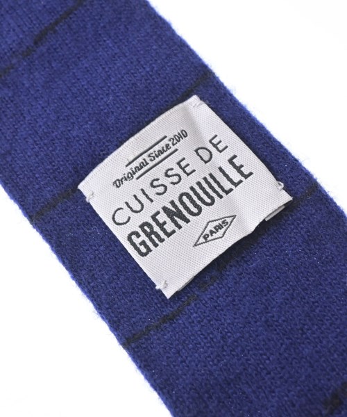 CUISSE DE GRENOUILLE（キュイスドゥグルヌイユ）ネクタイ 紺 サイズ:- メンズ/2200726832246