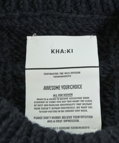 kha:ki（カーキ）ベスト 紺 サイズ:F レディース/2200626154028