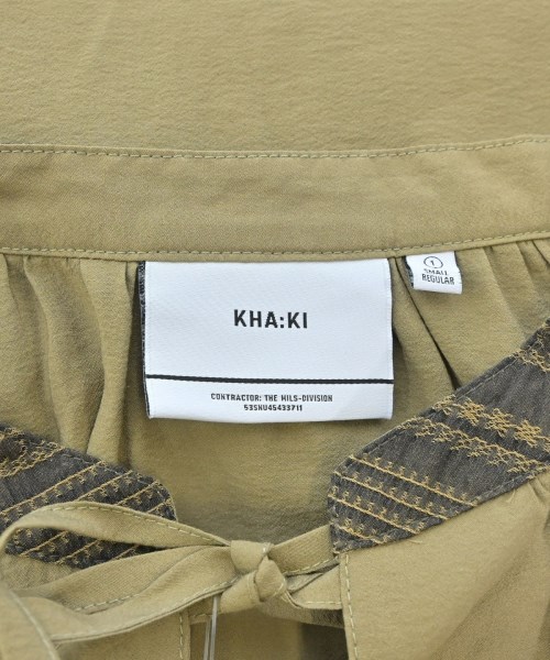 kha:ki（カーキ）ワンピース カーキ サイズ:1(S位) レディース/2200657101039