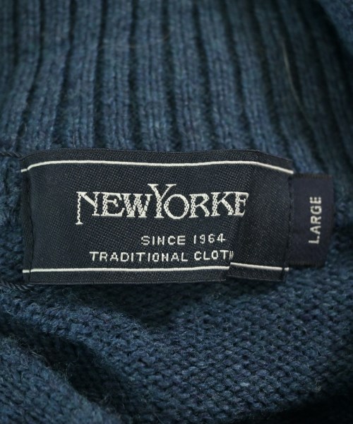 NEWYORKER（ニューヨーカー）ニット・セーター 青 サイズ:L メンズ/2200659938343