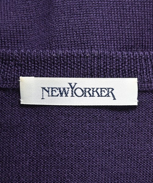 NEWYORKER（ニューヨーカー）カーディガン 紫 サイズ:L レディース/2200625365043