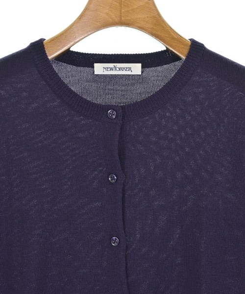 NEWYORKER（ニューヨーカー）カーディガン 紫 サイズ:L レディース/2200625365043