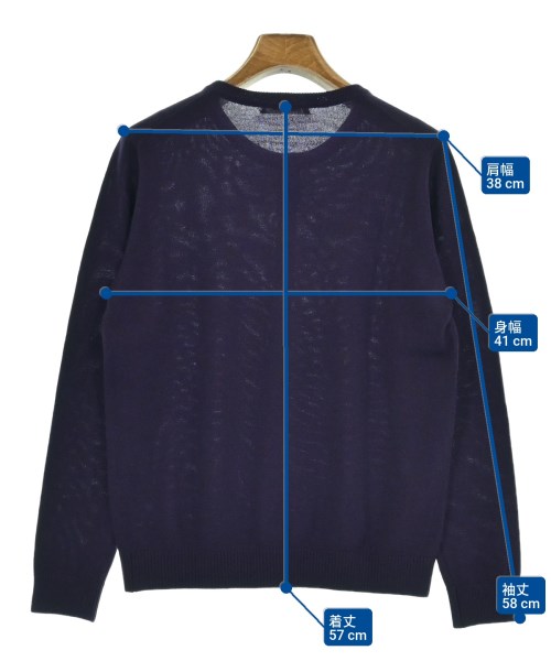 NEWYORKER（ニューヨーカー）カーディガン 紫 サイズ:L レディース/2200625365043