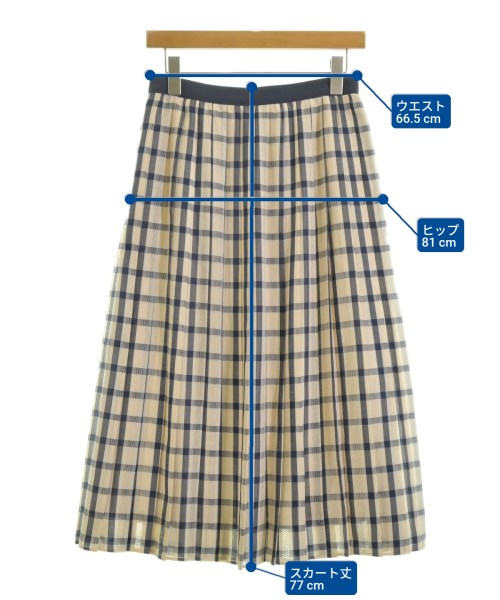 NEWYORKER（ニューヨーカー）ロング・マキシ丈スカート 白 サイズ:64(S位) レディース/2200671752040