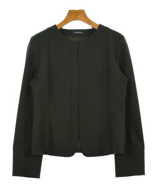 NEWYORKER(ニューヨーカー)ノーカラージャケット 黒 サイズ:9AR(M位)/2200637167062