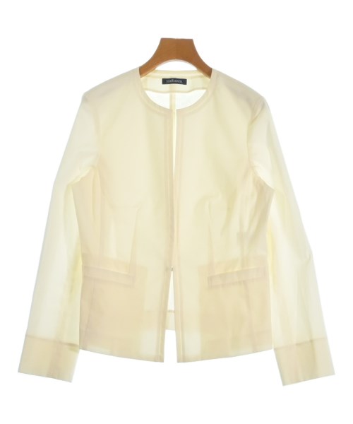 NEWYORKER(ニューヨーカー)ノーカラージャケット 白 サイズ:13AR(M位)/2200664122058