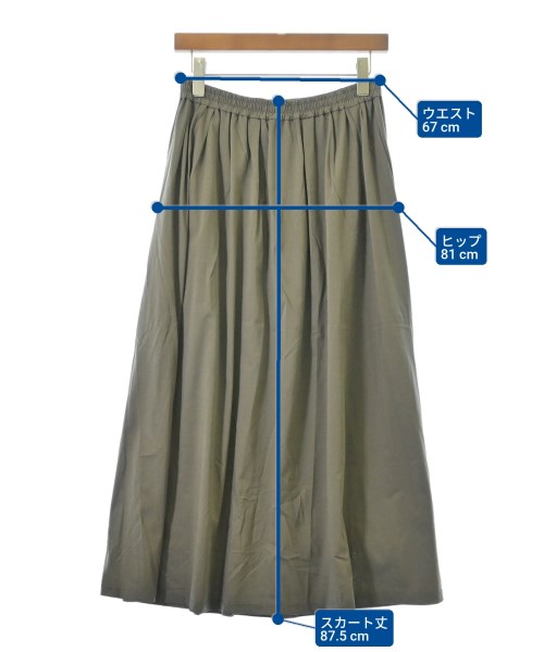 NEWYORKER（ニューヨーカー）ロング・マキシ丈スカート グレー サイズ:L レディース/2200659782267