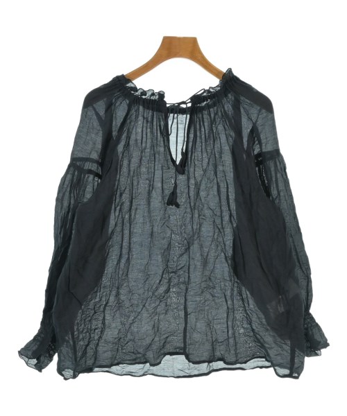 L'AVENTURE martinique(ラヴァンチュールマルティニーク)ブラウス 紺 サイズ:F/2200677322025