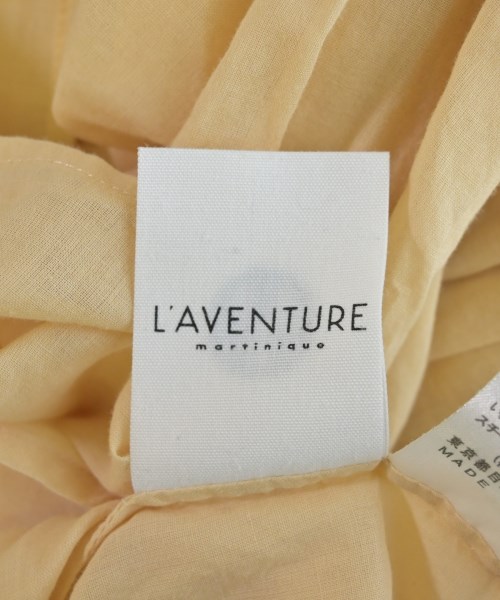 L'AVENTURE martinique（ラヴァンチュールマルティニーク）ブラウス 黄 サイズ:F レディース/2200713585056