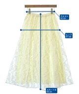 LAUTREAMONT DE CLASSE（ロートレアモンデュクラス）ロング・マキシ丈スカート 白 サイズ:38(M位) レディース/2200634350061