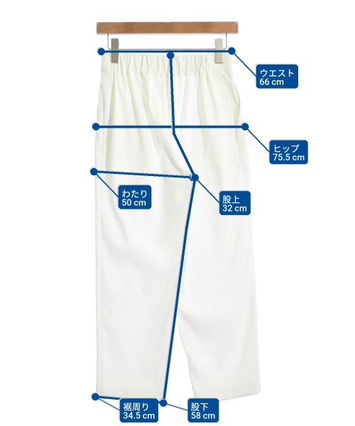 LIVETART（リヴェタート）スラックス 白 サイズ:F レディース/2200625916047