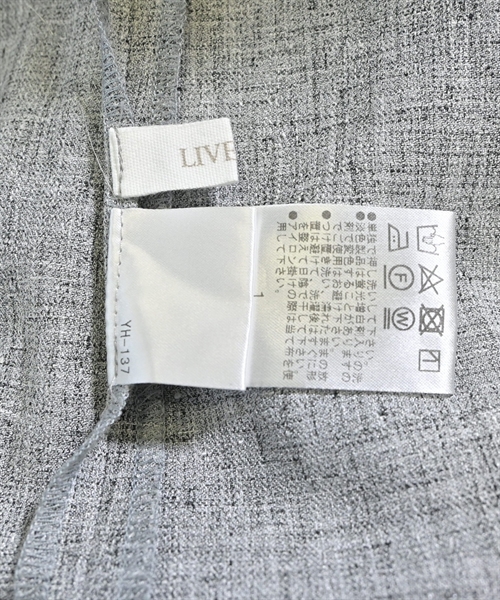 LIVETART（リヴェタート）ブラウス グレー サイズ:1(S位) レディース/2200627833014