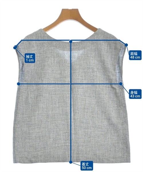 LIVETART（リヴェタート）ブラウス グレー サイズ:1(S位) レディース/2200627833014