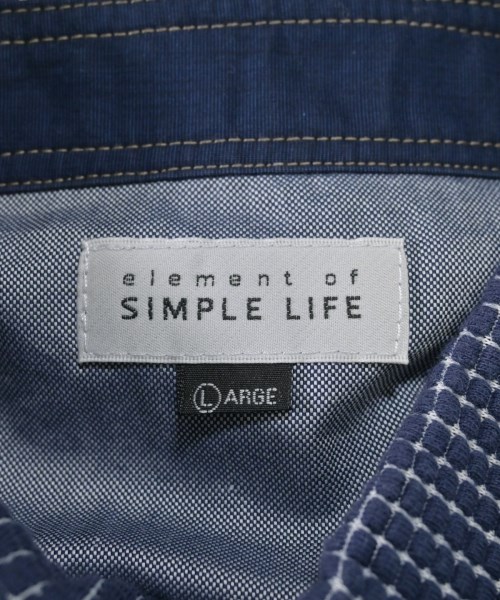 SIMPLE LIFE（シンプルライフ）カジュアルシャツ 紺 サイズ:L メンズ/2200612161054