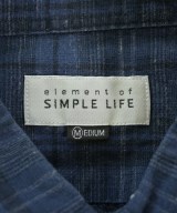 SIMPLE LIFE（シンプルライフ）カジュアルシャツ 紺 サイズ:M メンズ/2200709168034