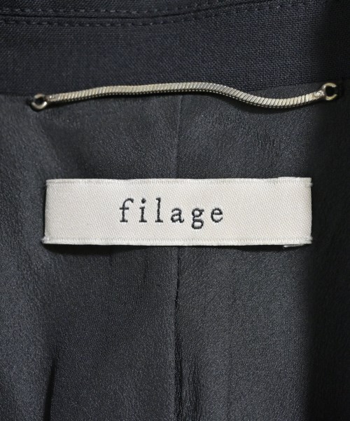 filage（フィラージュ）テーラードジャケット 黒 サイズ:36(S位) レディース/2200692656068