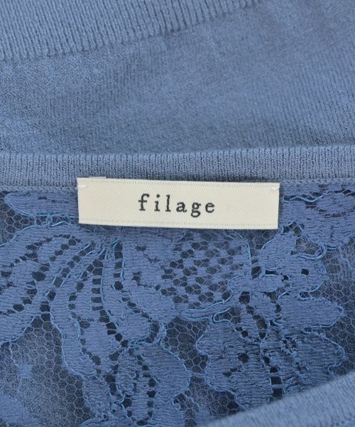 filage（フィラージュ）ニット・セーター 青 サイズ:1(S位) レディース/2200693400073