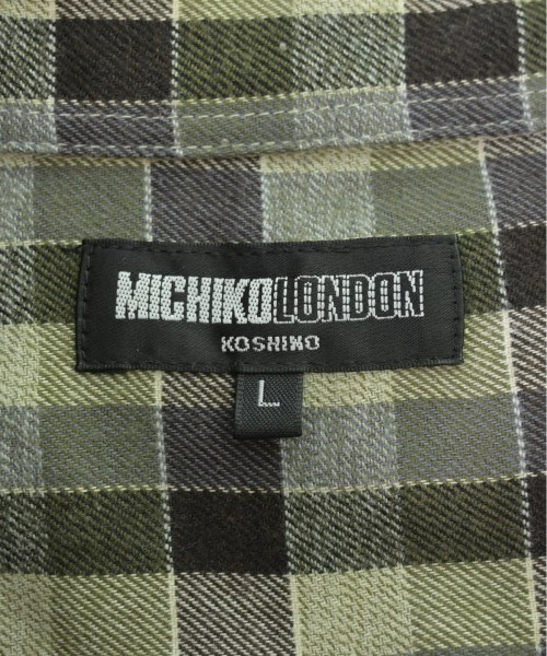 MICHIKO LONDON KOSHINO（ミチコロンドンコシノ）カジュアルシャツ カーキ サイズ:L メンズ/2200517624012
