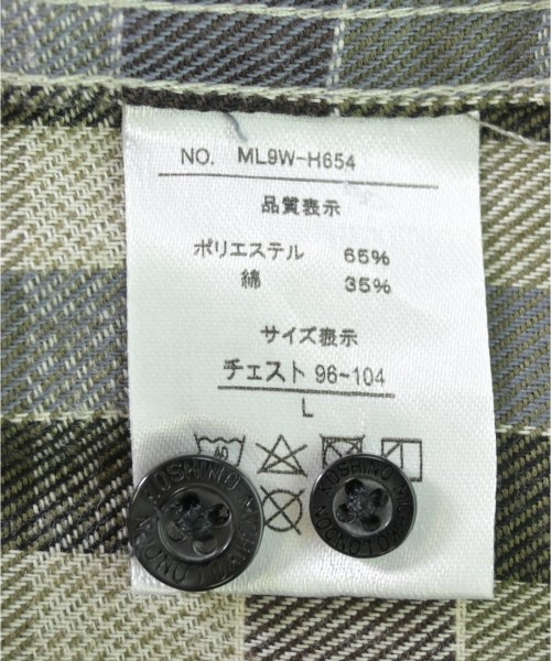 MICHIKO LONDON KOSHINO（ミチコロンドンコシノ）カジュアルシャツ カーキ サイズ:L メンズ/2200517624012