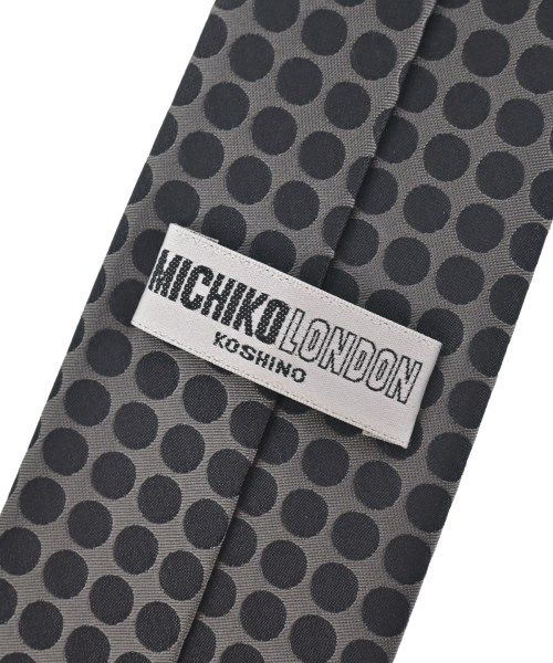 MICHIKO LONDON KOSHINO（ミチコロンドンコシノ）ネクタイ グレー サイズ:- メンズ/2200674717169