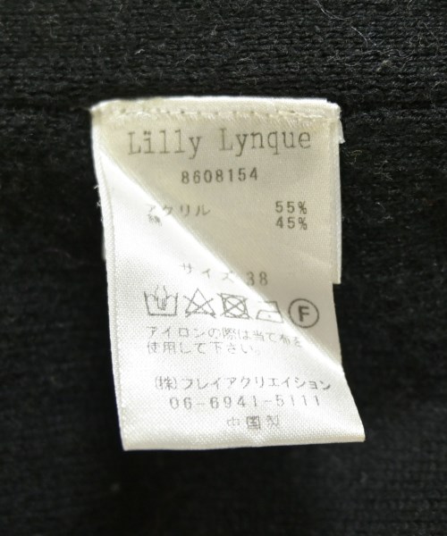 Lilly Lynque（リリーリン）カーディガン 黒 サイズ:38(M位) レディース/2200715459188