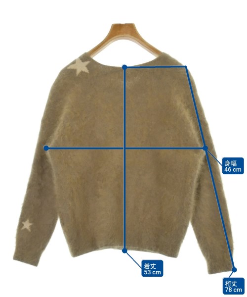 Lilly Lynque（リリーリン）ニット・セーター 茶 サイズ:38(M位) レディース/2200667159013