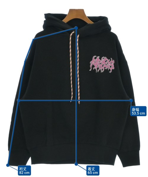 Aries（アリエス）パーカー 黒 サイズ:S レディース/2200644151122