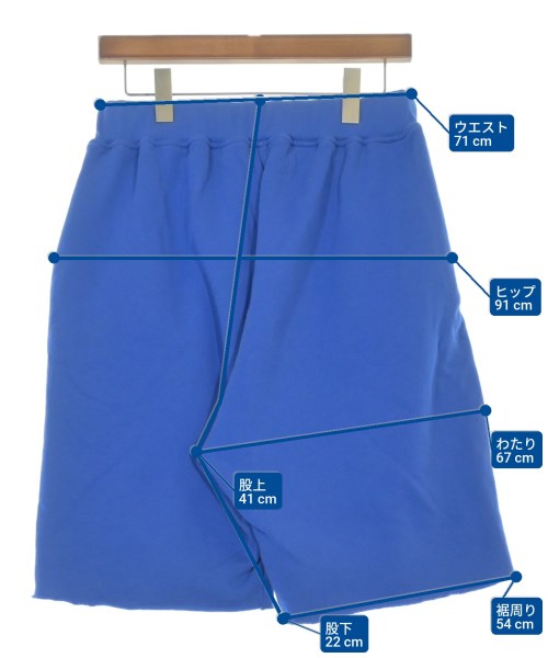 Aries（アリエス）ショートパンツ 青 サイズ:L メンズ/2200626793036