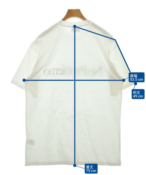 Aries（アリエス）Tシャツ・カットソー 白 サイズ:L メンズ/2200613978255