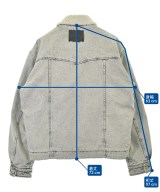 Aries（アリエス）デニムジャケット グレー サイズ:L メンズ/2200672744013