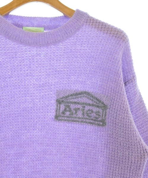 Aries（アリエス）ニット・セーター 紫 サイズ:M メンズ/2200678369098