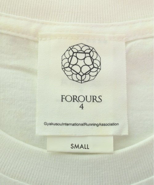 FOROURS（フォーアワーズ）Tシャツ・カットソー 白 サイズ:S メンズ/2200533198108