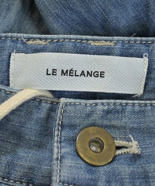 Le Melange（ルメランジェ）デニムパンツ 青 サイズ:1(S位) レディース/2200627369063