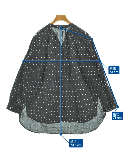 Le Melange（ルメランジェ）カジュアルシャツ 黒 サイズ:F レディース/2200665376108