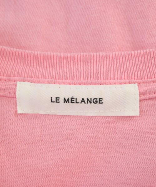 Le Melange（ルメランジェ）Tシャツ・カットソー ピンク サイズ:F レディース/2200705757027