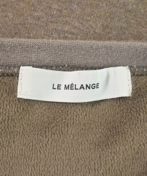 Le Melange（ルメランジェ）スウェット 茶 サイズ:F レディース/2200649640027