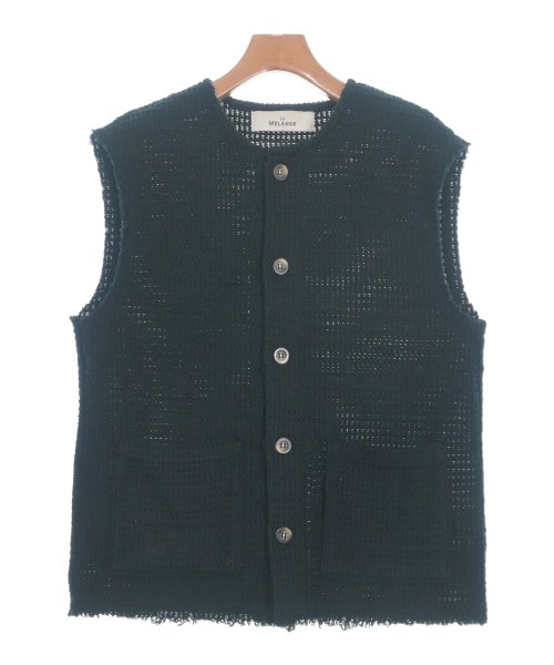 Le Melange(ルメランジェ)ベスト/ノースリーブ 黒 サイズ:F/2200649640065