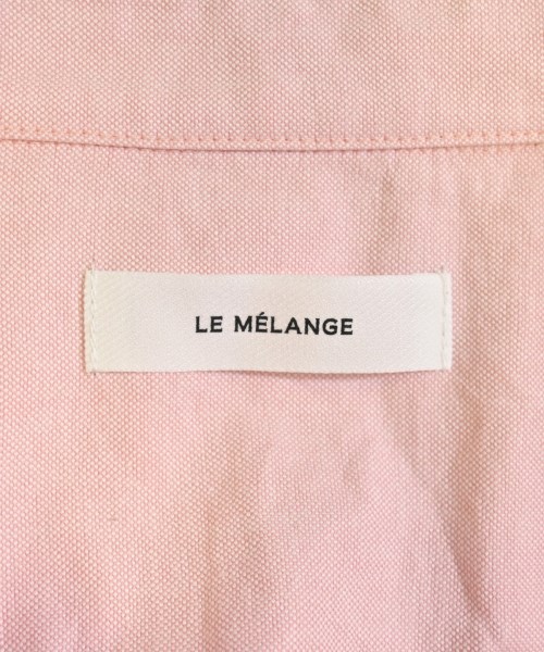 Le Melange（ルメランジェ）カジュアルシャツ ピンク サイズ:F レディース/2200683396065
