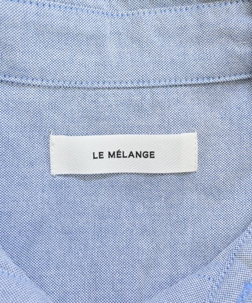 Le Melange（ルメランジェ）カジュアルシャツ 青 サイズ:F レディース/2200683396072