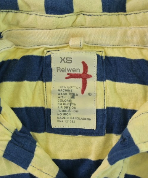 Relwen（レルウェン）ポロシャツ 黄 サイズ:XS メンズ/2200688817060